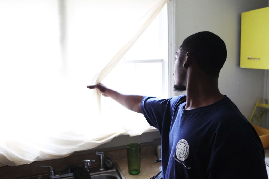 Dontay at his window